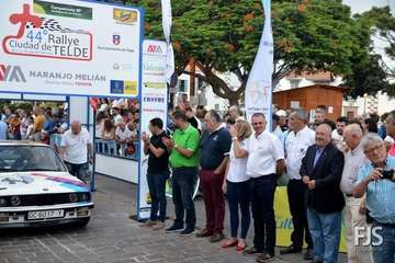 San Juan, escenario de la protocolaria ceremonia de salida del Rallye de Telde (Foto Francisco Javier Santana)